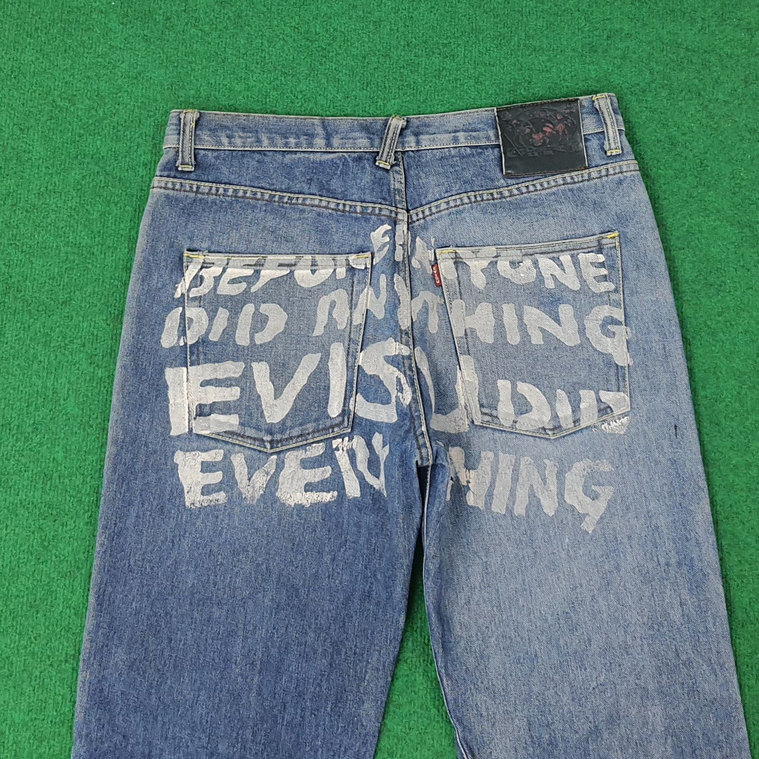 Japanese Brand Vintage Evisu x Doraemon Rare Custom Daicock Jeans C244N25 Size US 32 / EU 48 - 2 Thumbnail
