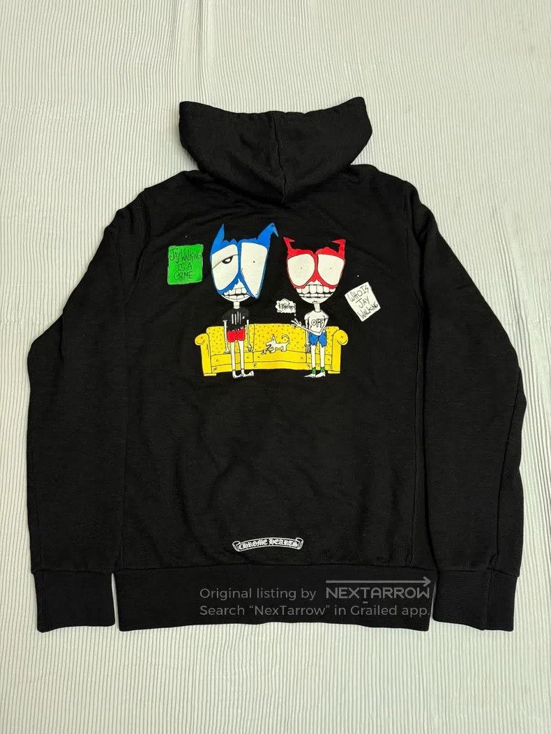 Chrome Hearts CHROME HEARTS Size M Graffiti zip-up hoodie Size US M / EU 48-50 / 2 - 2 Thumbnail