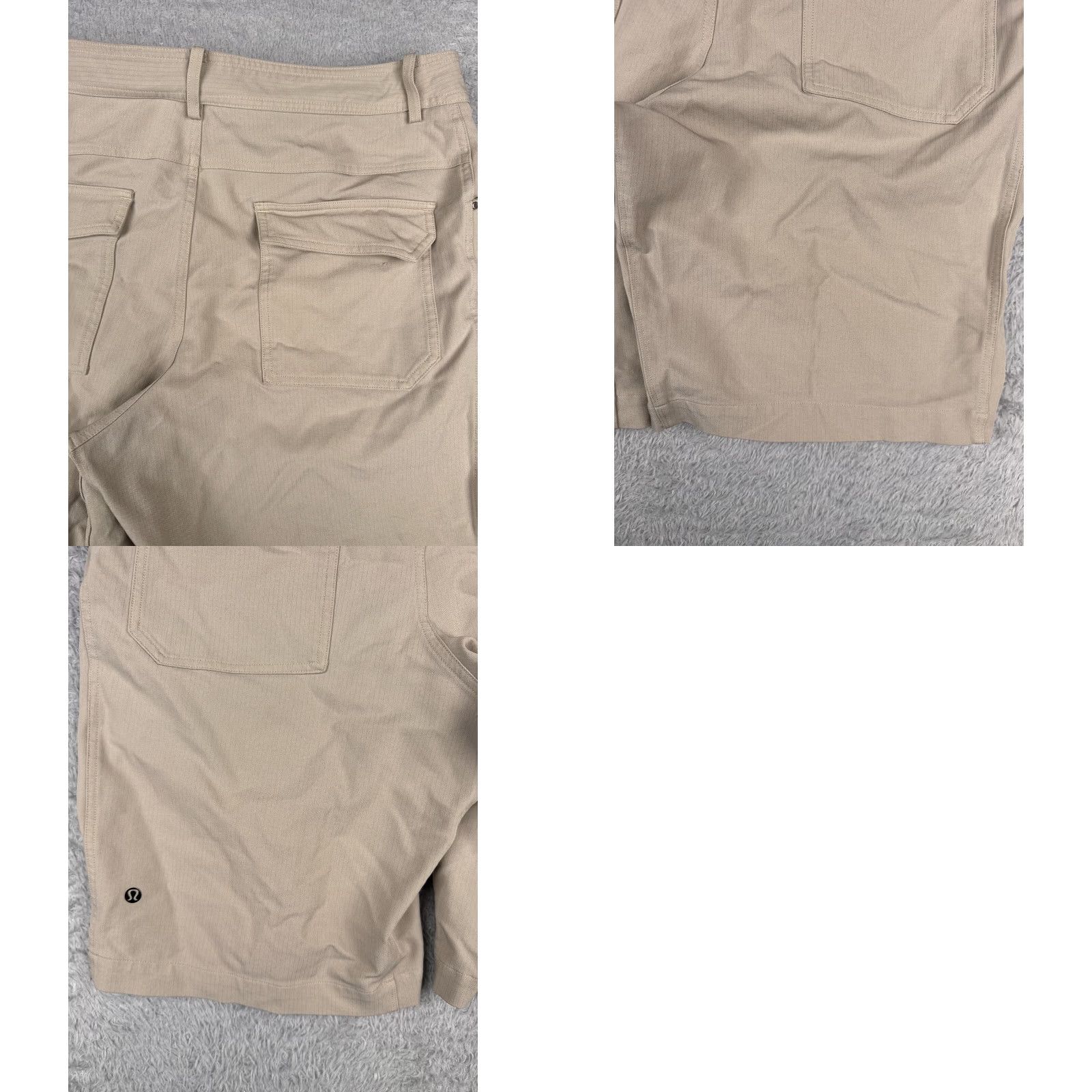 Lululemon Lululemon Shorts Men 36 Beige Commute Short Zipper Pockets Hike Golf READ ME - Vintage? No Size US 36 / EU 52 - 11 Thumbnail