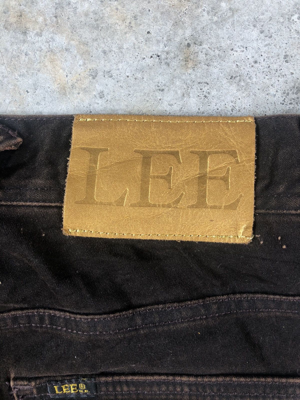 Lee Japanese Lee Flared Jeans Distressed Jeans Suede Size US 32 / EU 48 - 16 Thumbnail