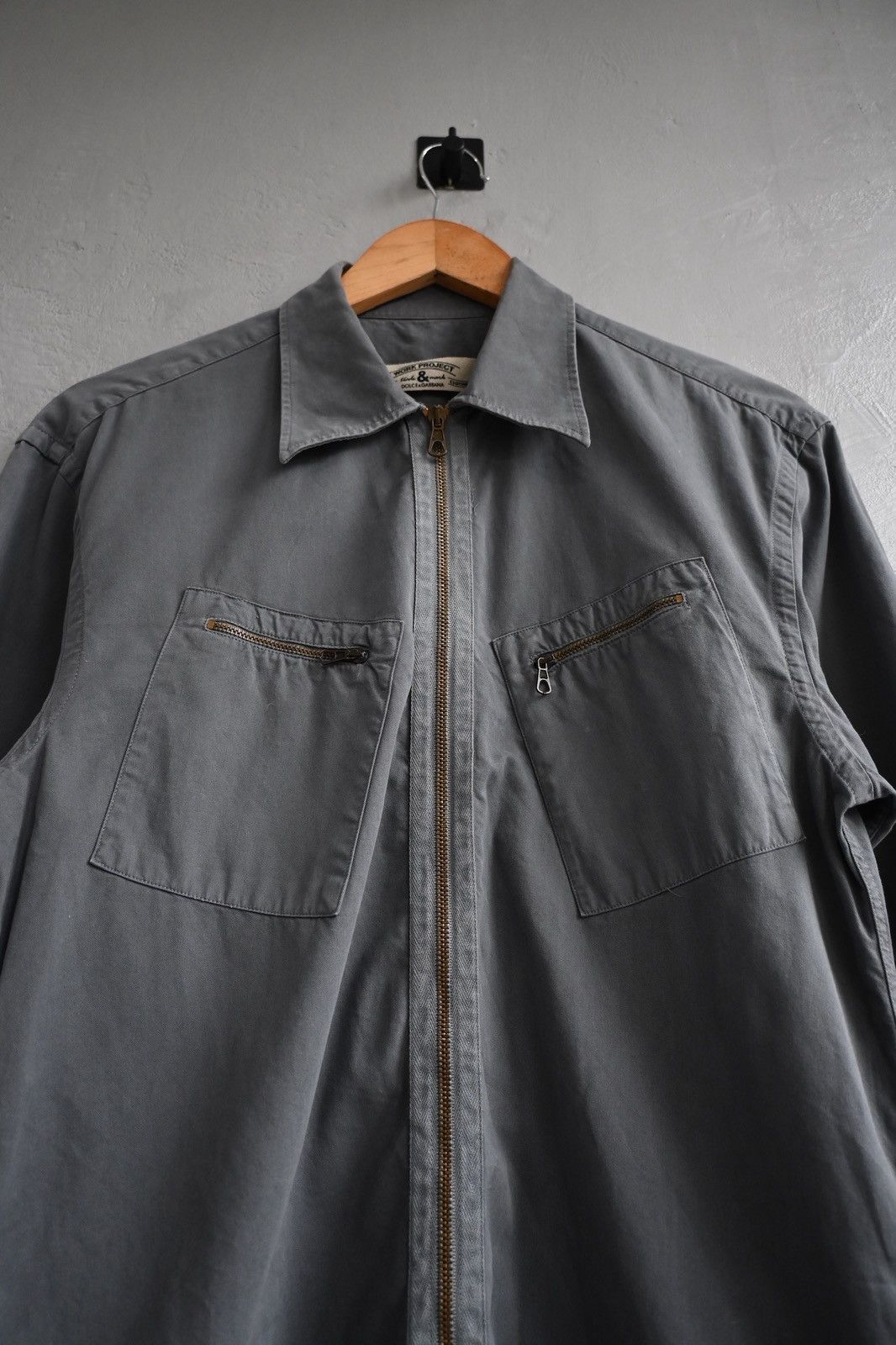 Dolce & Gabbana Dolce & Gabbana 2000’s work light canvas shirt Size US M / EU 48-50 / 2 - 3 Thumbnail