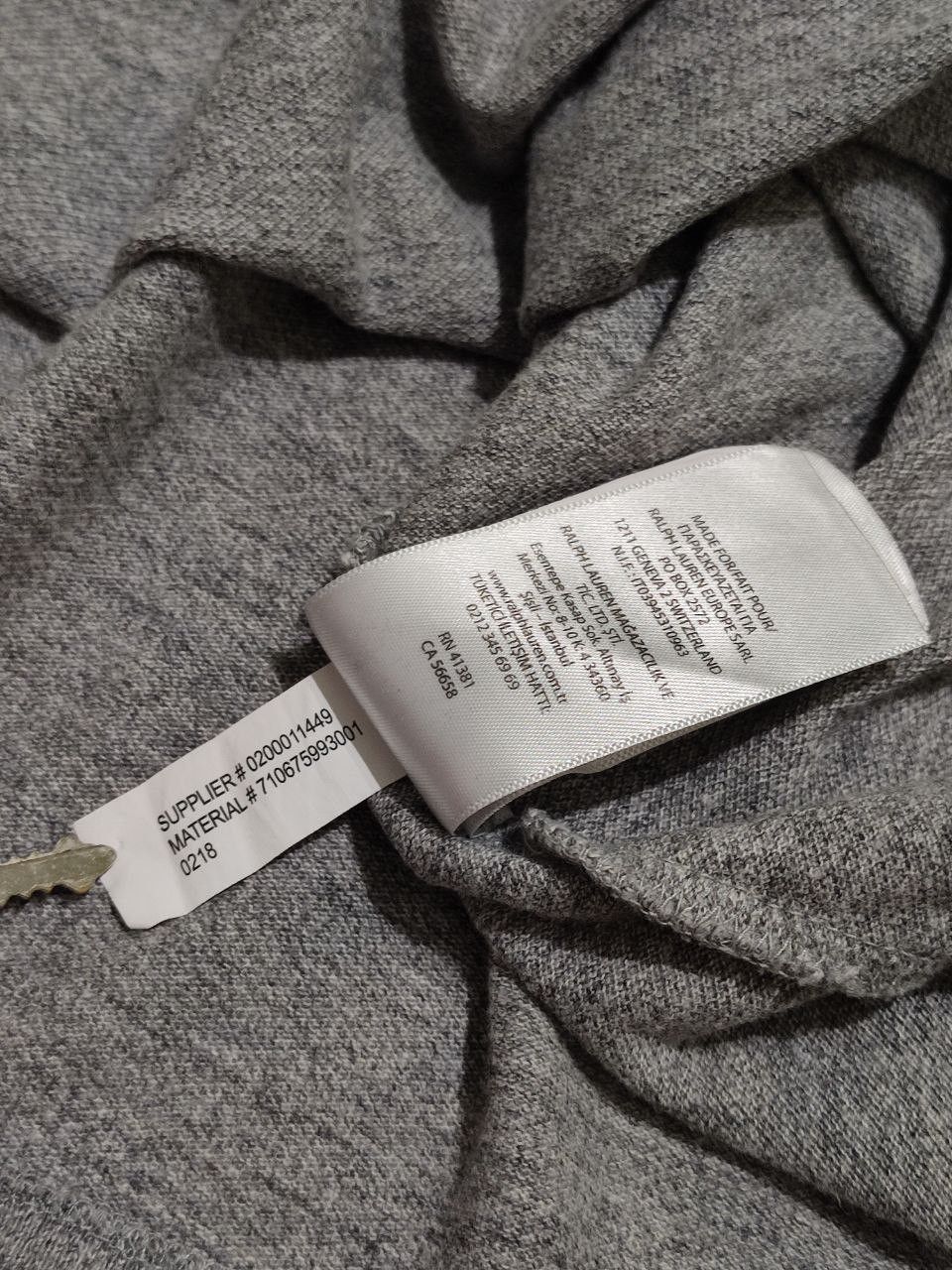 Polo Ralph Lauren Polo Ralph Lauren Anthracite long sleeve polo shirt M size Size US M / EU 48-50 / 2 - 11 Thumbnail