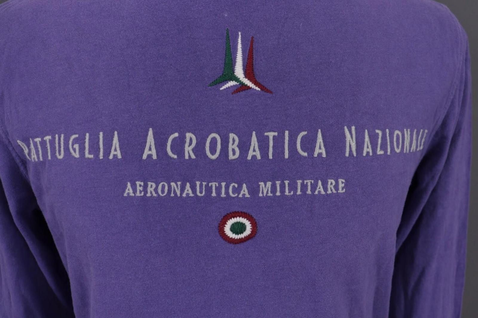 Aeronautica Militare Aeronautica Militare Purple Big Logo Pullover Sweater Size L Size US L / EU 52-54 / 3 - 5 Thumbnail
