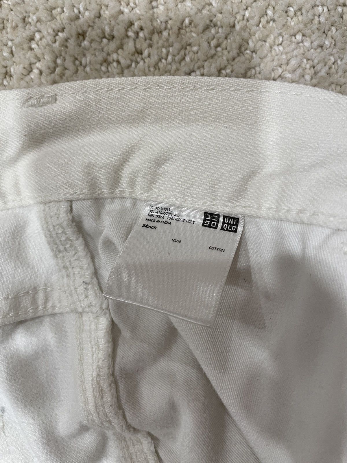 Uniqlo Uniqlo Cropped Denim Size US 34 / EU 50 - 6 Thumbnail