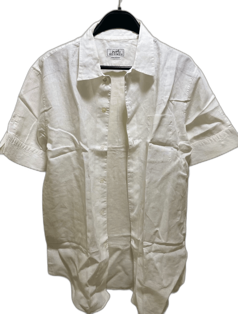 トップス HERMES Linen S/S Shirts MADE IN FRANCE N/S Linen Shirt – Front General Store