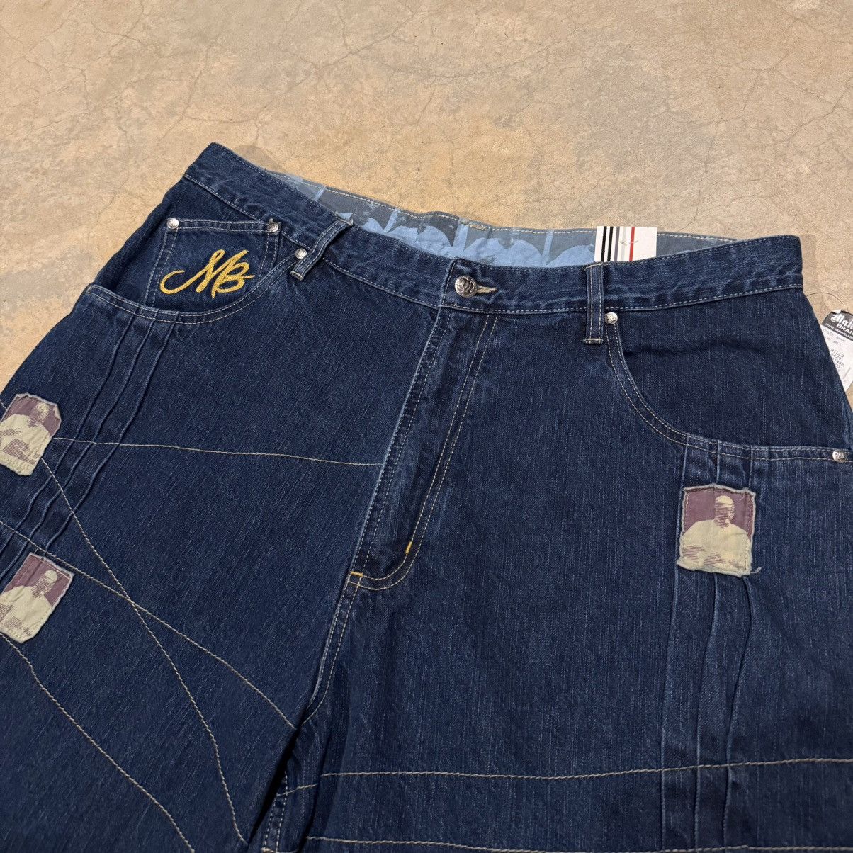 Makaveli Brand New Vtg 2000s Makaveli Tupac Baggy Jorts Y2K Skater Size US 40 / EU 56 - 5 Thumbnail