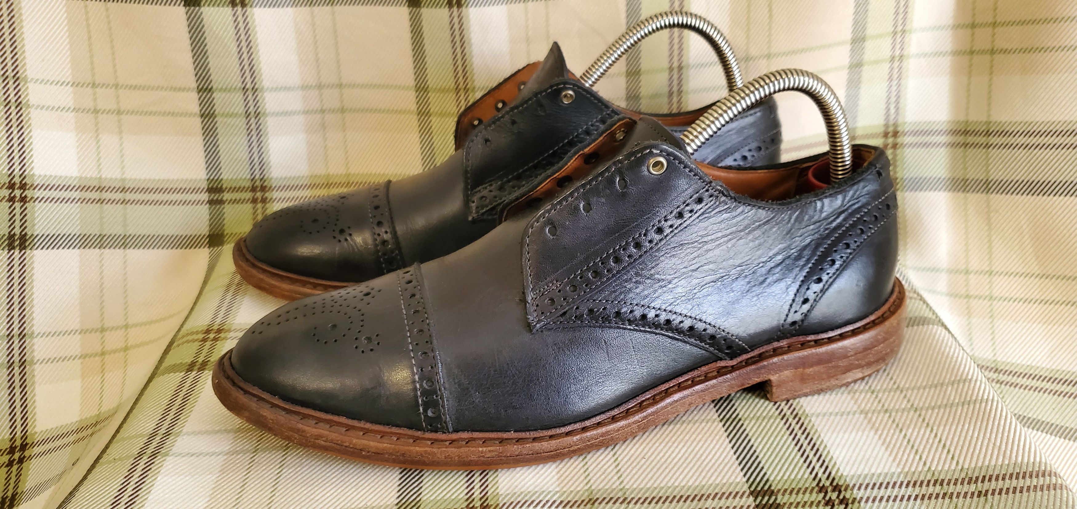 Allen Edmonds ALLEN EDMONDS BAINBRIDGE Brown Lace Up Dress Shoes Size US 8.5 / EU 41-42 - 2 Thumbnail