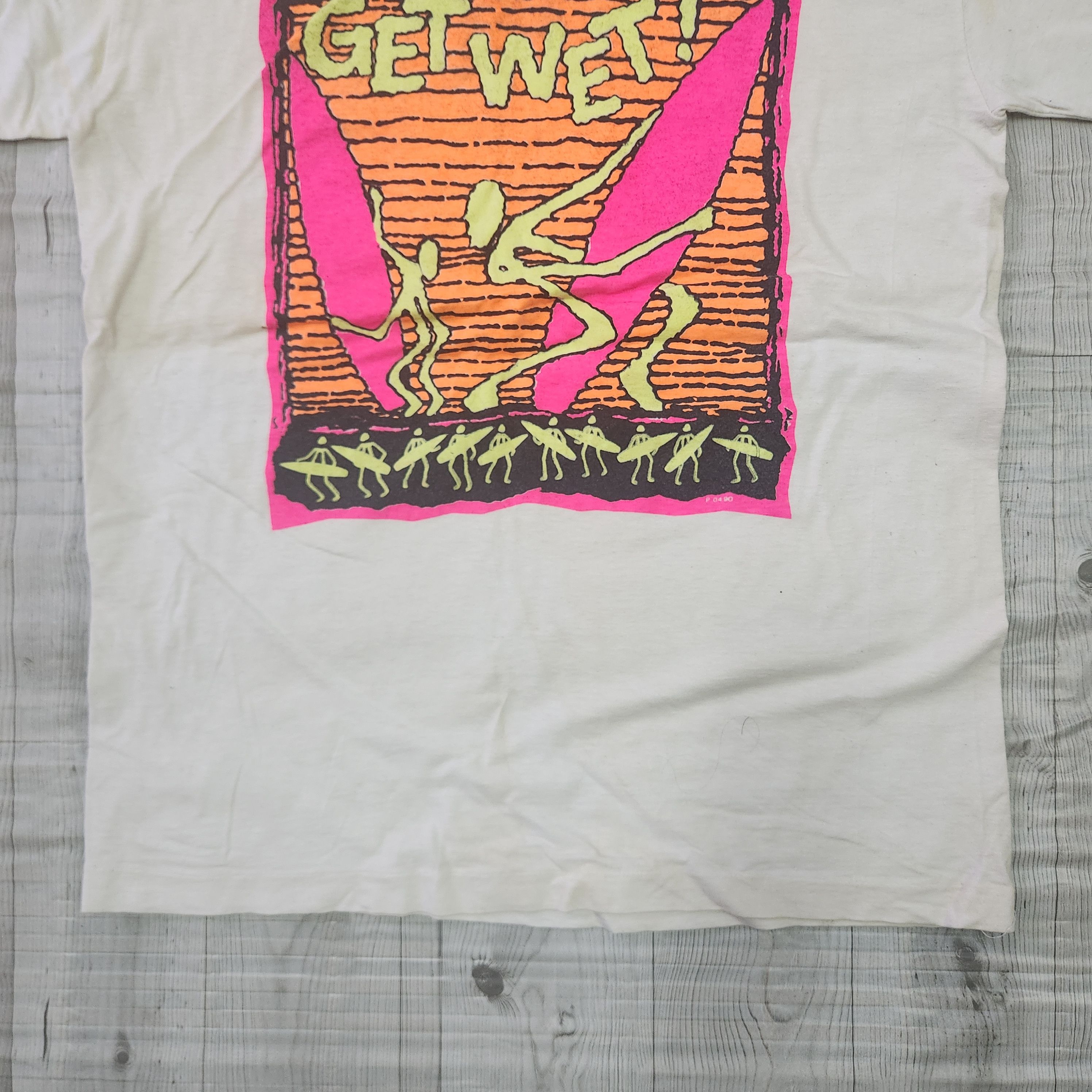 Vintage Vintage 1990s Bali Surf TShirt Get Wet Single Stitches Size US S / EU 44-46 / 1 - 8 Thumbnail