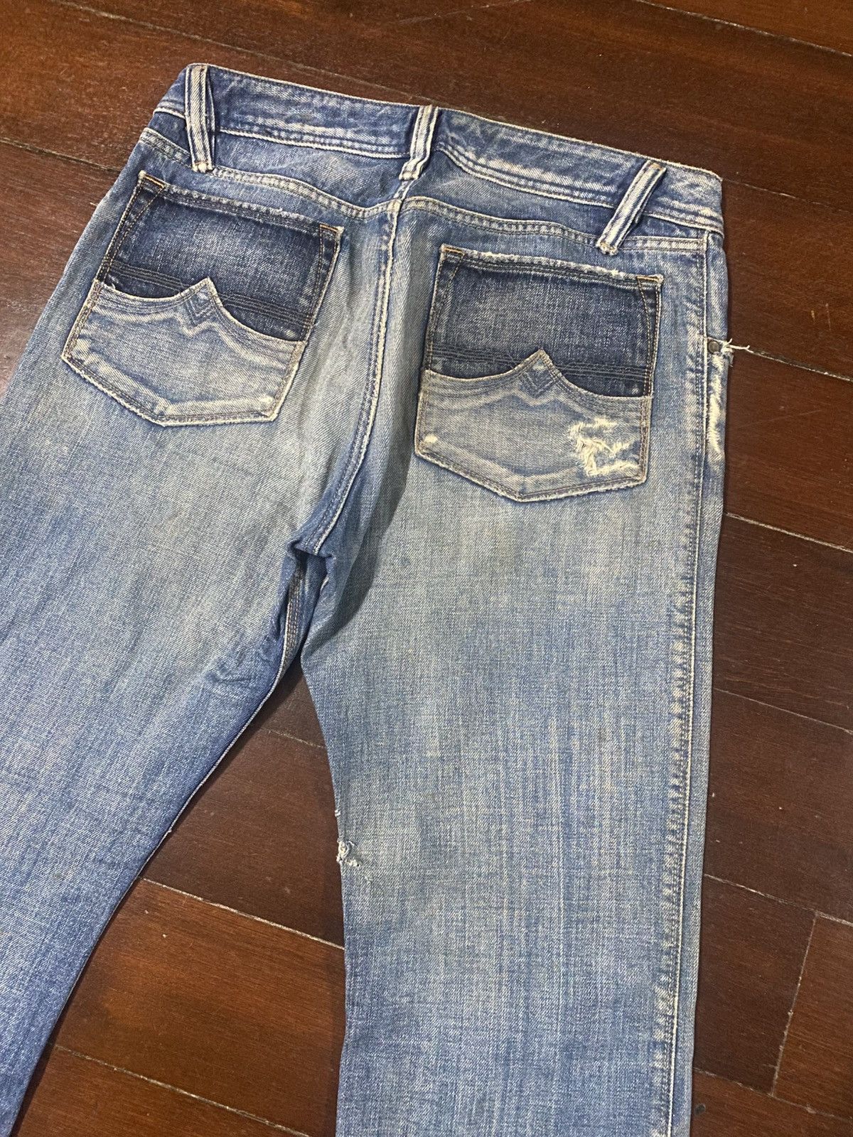 Diesel Vintage y2k Diesel Jeans Flared boot cut distressed wide Size US 33 - 12 Thumbnail