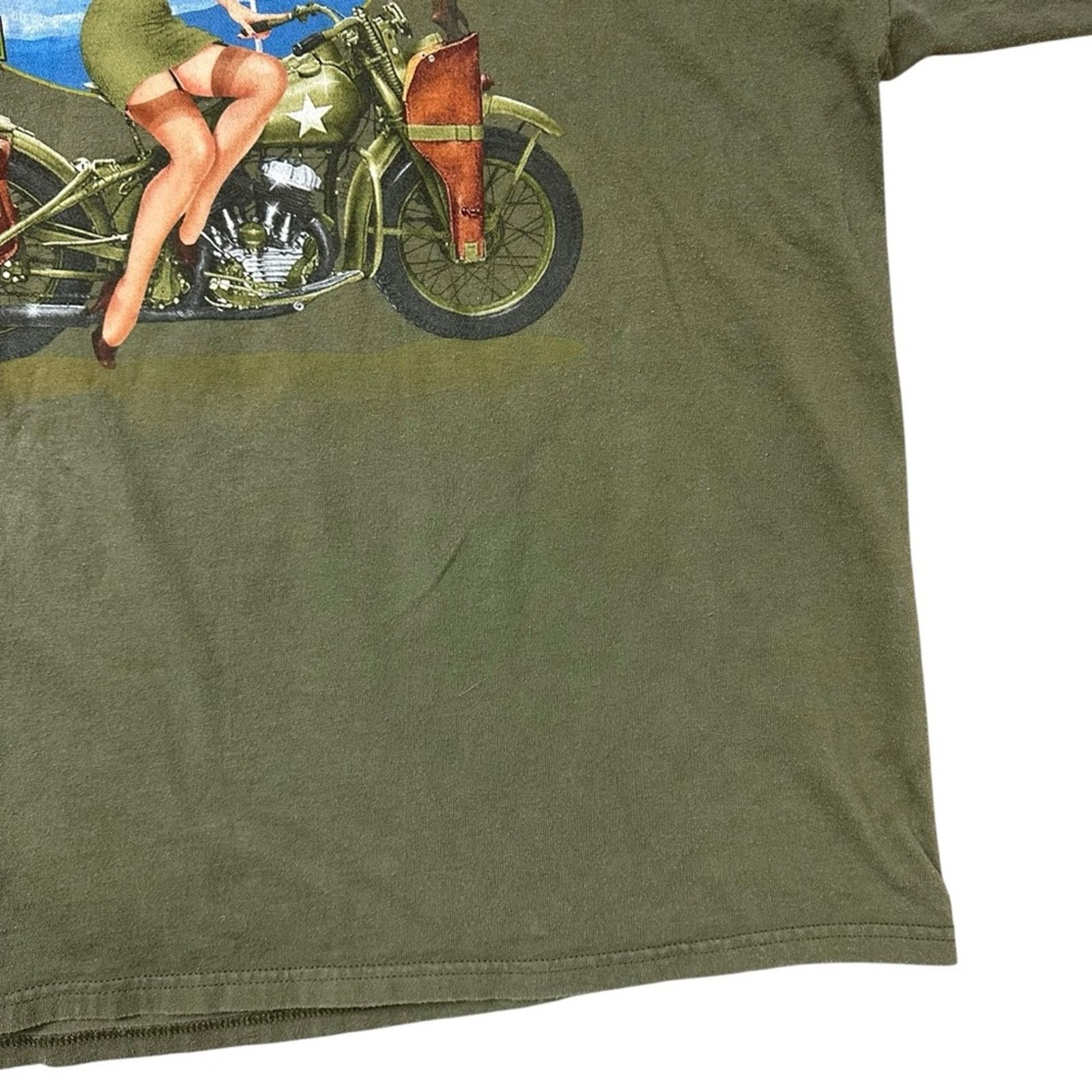 Harley Davidson Harley-Davidson Motorcycle St Augustine Green T-shirt 2XL Size US XXL / EU 58 / 5 - 8 Thumbnail