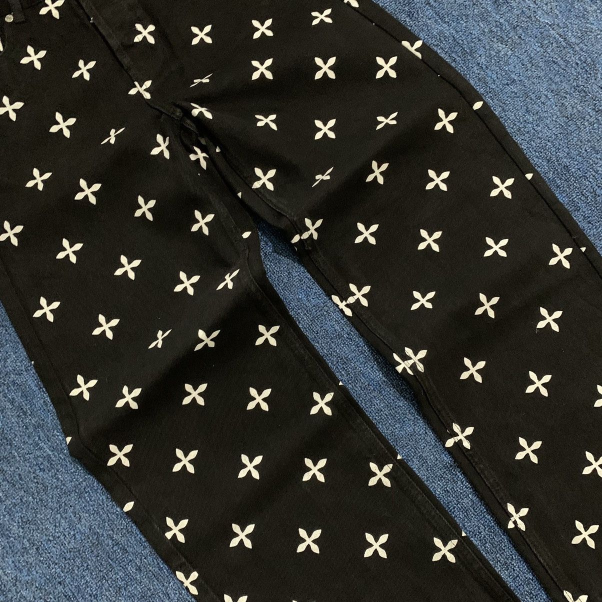 Japanese Brand SMFK FULL PATTERN PANTS Size US 27 - 6 Thumbnail