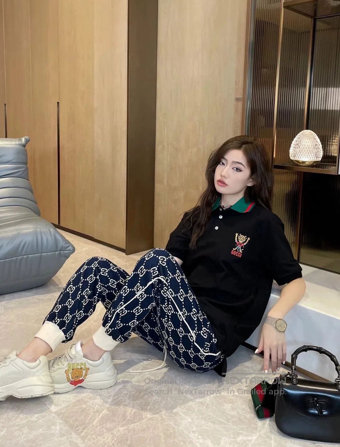 Gucci gucci black cat embroidered short sleeve polo. Size US S / EU 44-46 / 1 - 7 Thumbnail