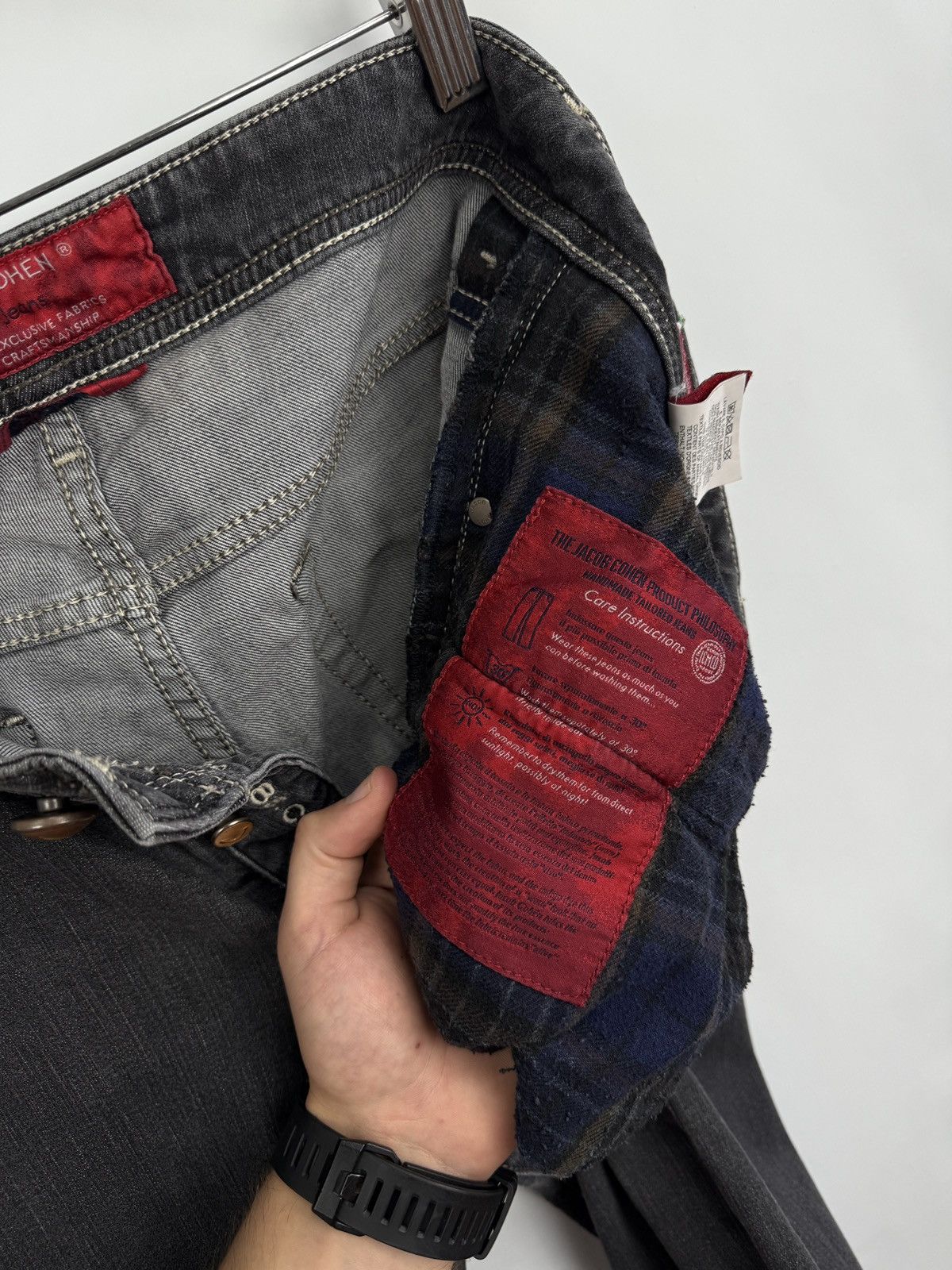 Jacob Cohen 🇮🇹 Jacob Cohen Luxury Denim Tailored Jeans 688 Made in Italy Size US 35 - 14 Thumbnail