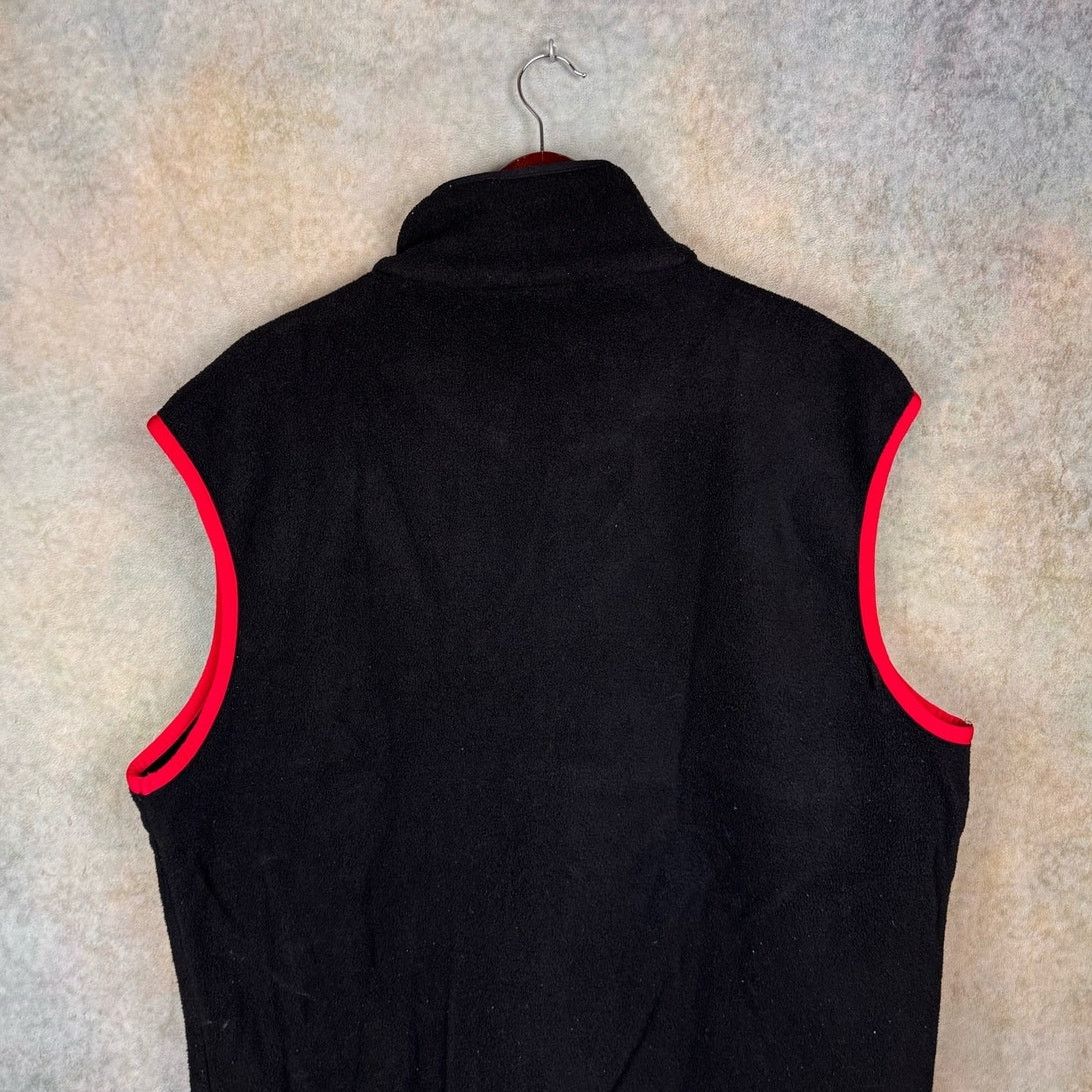 Marlboro × Vintage VTG Marlboro Unlimited Vest Sz XL Full Zip Fleece Black Size US L / EU 52-54 / 3 - 8 Thumbnail
