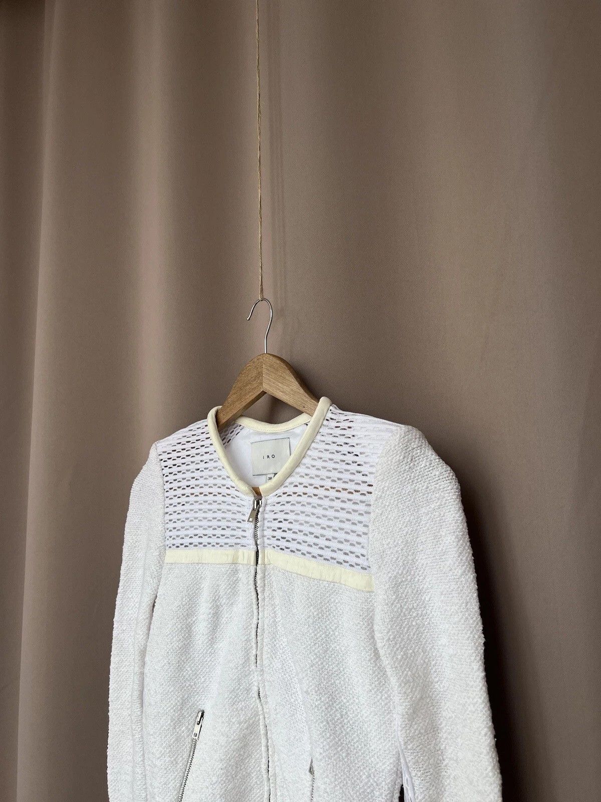 Iro Iro Hurley Zip Jacket Womens Size 38 or S Vintage Cardigan Size S / US 4 / IT 40 - 4 Thumbnail