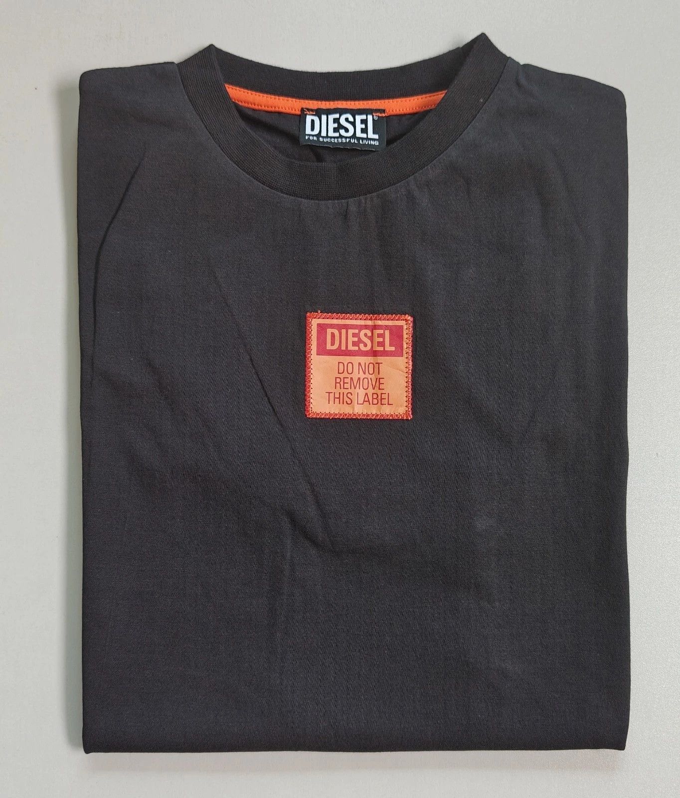 Diesel DIESEL Black T-Shirt With Logo Patch T 4119 Size US XS / EU 42 / 0 - 1 Thumbnail
