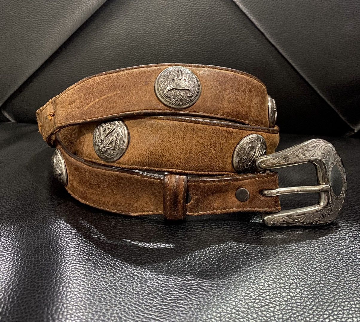 vtg 1993 tony lama belt
