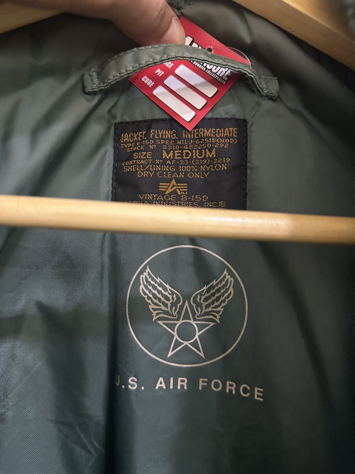Alpha Industries × Vintage Vintage MA-1 Alpha Industries Bomber Jacket Size US M / EU 48-50 / 2 - 5 Thumbnail