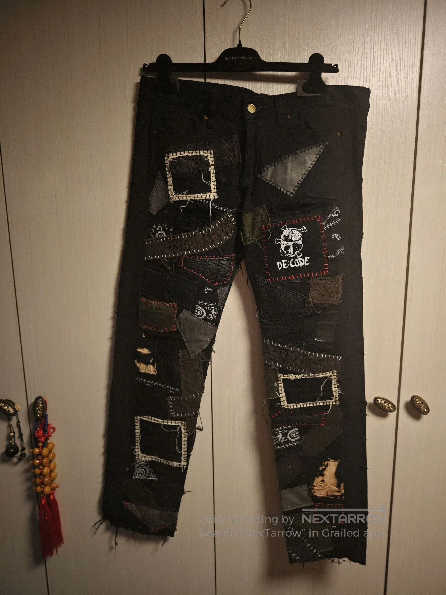 DEPARTMENT5 unique handmade patchwork punk pants. Size US 44 / EU 60 - 1 Thumbnail