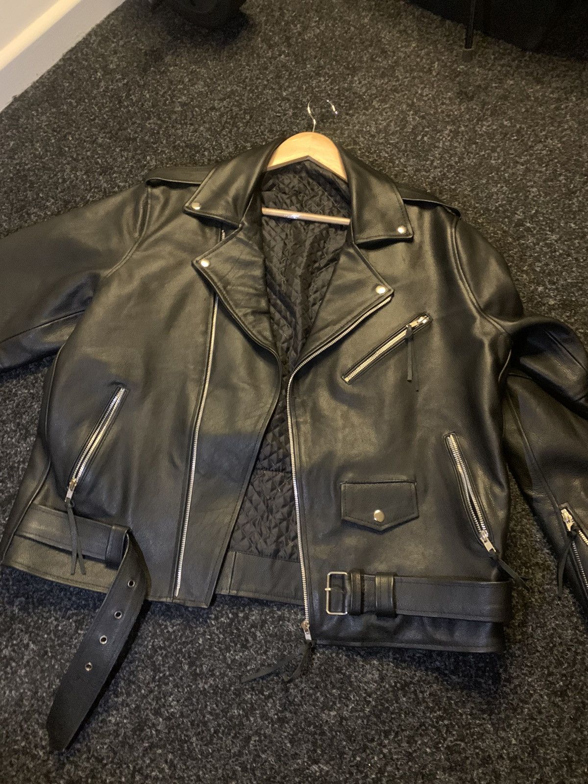 Other Unisex Short body Leather Jacket Size US L / EU 52-54 / 3 - 4 Thumbnail