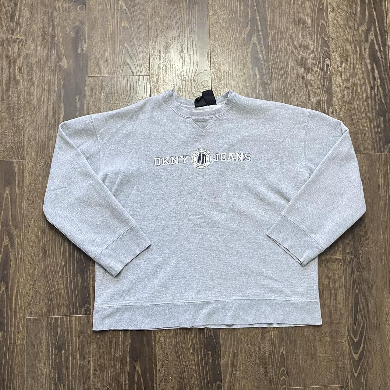 DKNY Vintage DKNY Jeans grey crewneck Size M / US 6-8 / IT 42-44 - 1 Thumbnail
