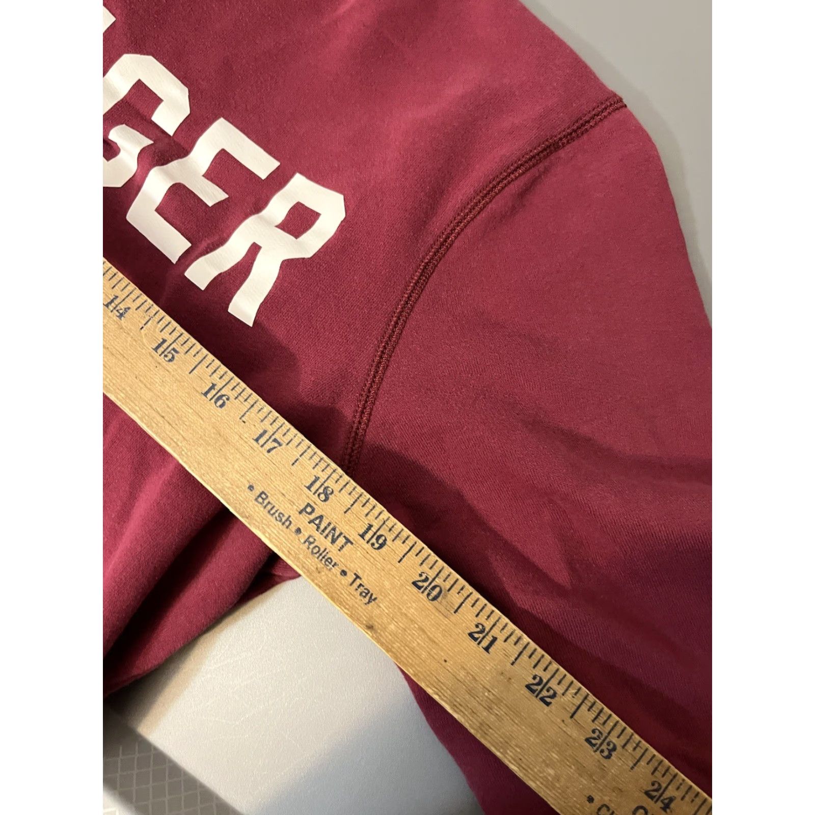 Tommy Hilfiger Tommy Hilfiger Sweater Unisex Adults M Maroon Crew Neck Pullover Casual Cotton Blend EUC Size US M / EU 48-50 / 2 - 5 Thumbnail