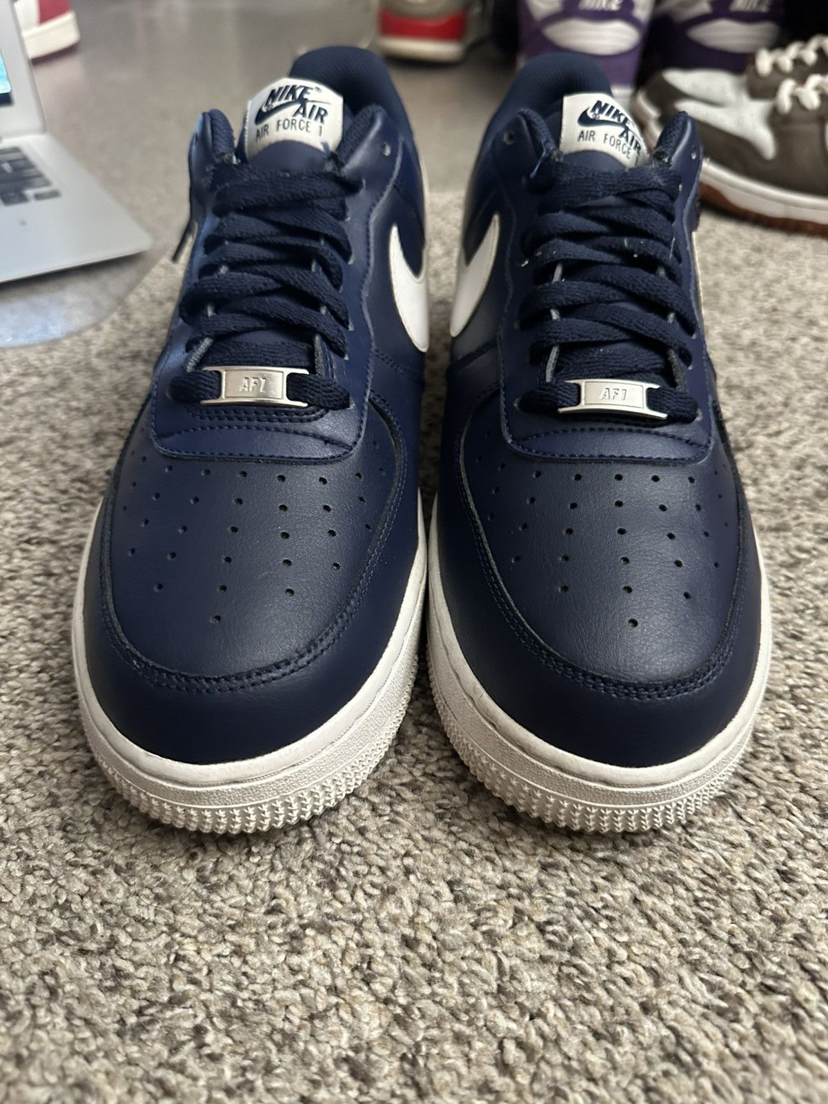 Nike Nike air force 1 obsidian blue white navy - size 11 Size US 11 / EU 44 - 3 Thumbnail