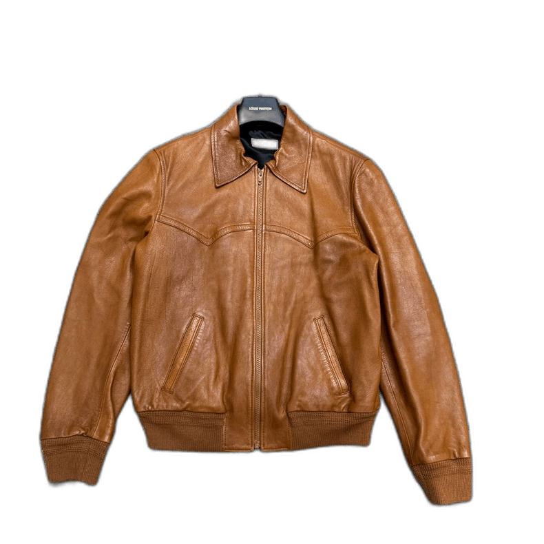 Saint Laurent Paris Vintage Leather Jacket in Excellent Condition-2507 Size US L / EU 52-54 / 3 - 1 Thumbnail