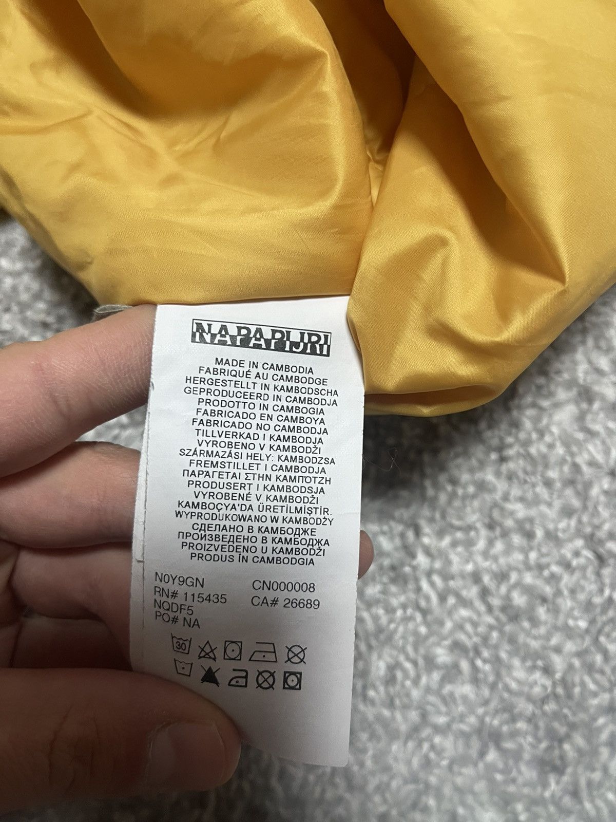 Napapijri Napapijri rainforest outdoor anorak yellow jacket size S Size S / US 4 / IT 40 - 14 Thumbnail