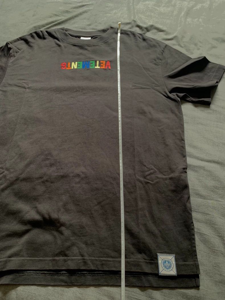 Vetements VETEMENTS Rainbow slogan short sleeve 2504-Nextarrow Size US M / EU 48-50 / 2 - 9 Thumbnail