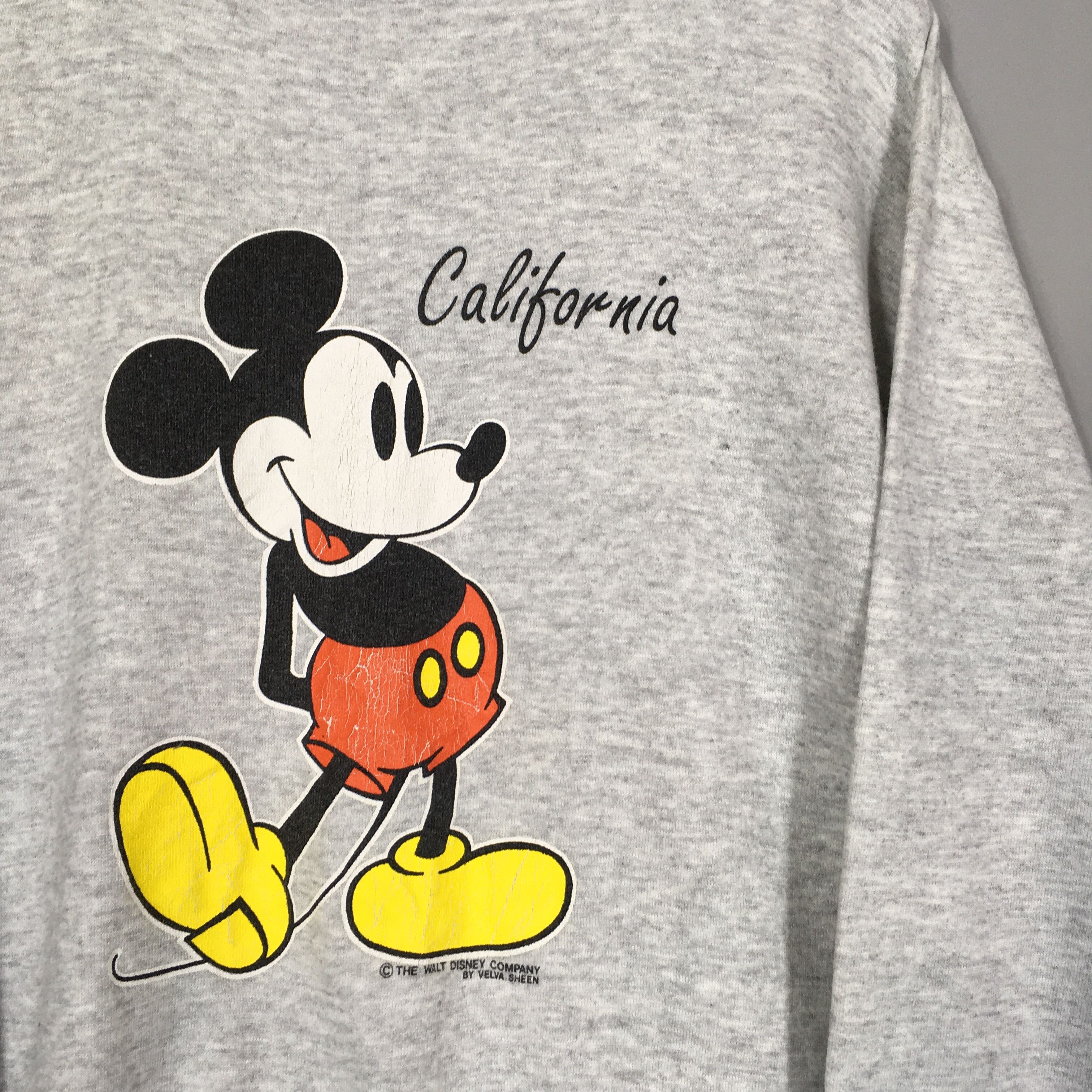 Mickey Mouse × Vintage Vintage 90's Mickey Mouse California Sweatshirts Large Size US L / EU 52-54 / 3 - 2 Thumbnail