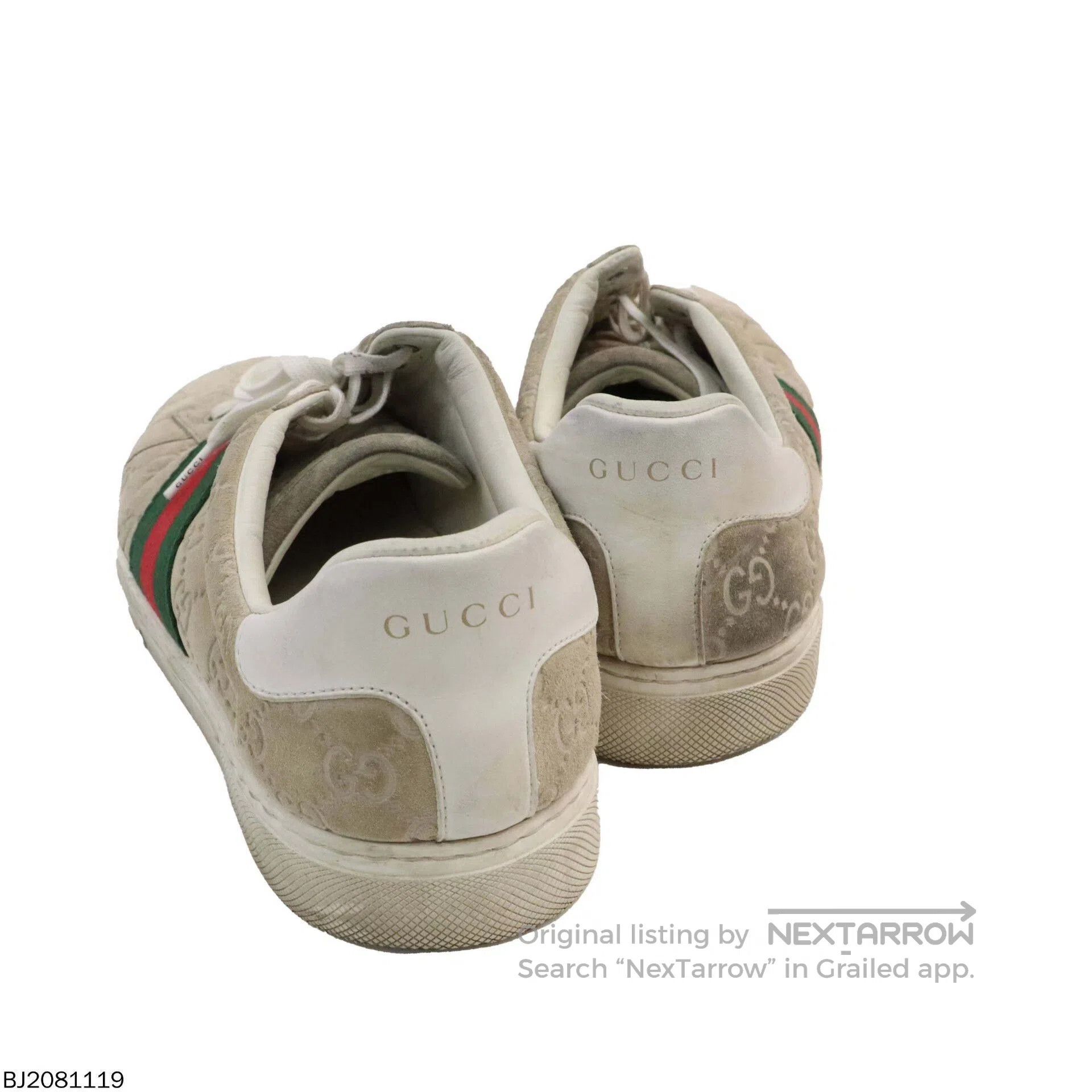 Gucci beige gucci ace low-top sneakers size 8. Size US 8 / EU 41 - 2 Thumbnail