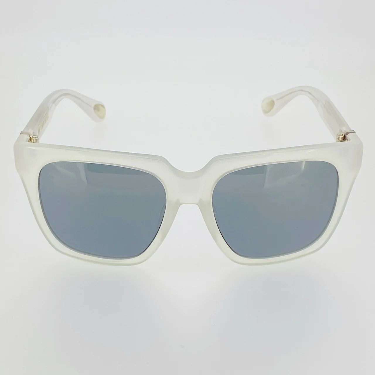 Ann Demeulemeester Ann Demeulemeester Sunglasses Oversized Transparent White Size ONE SIZE - 13 Thumbnail