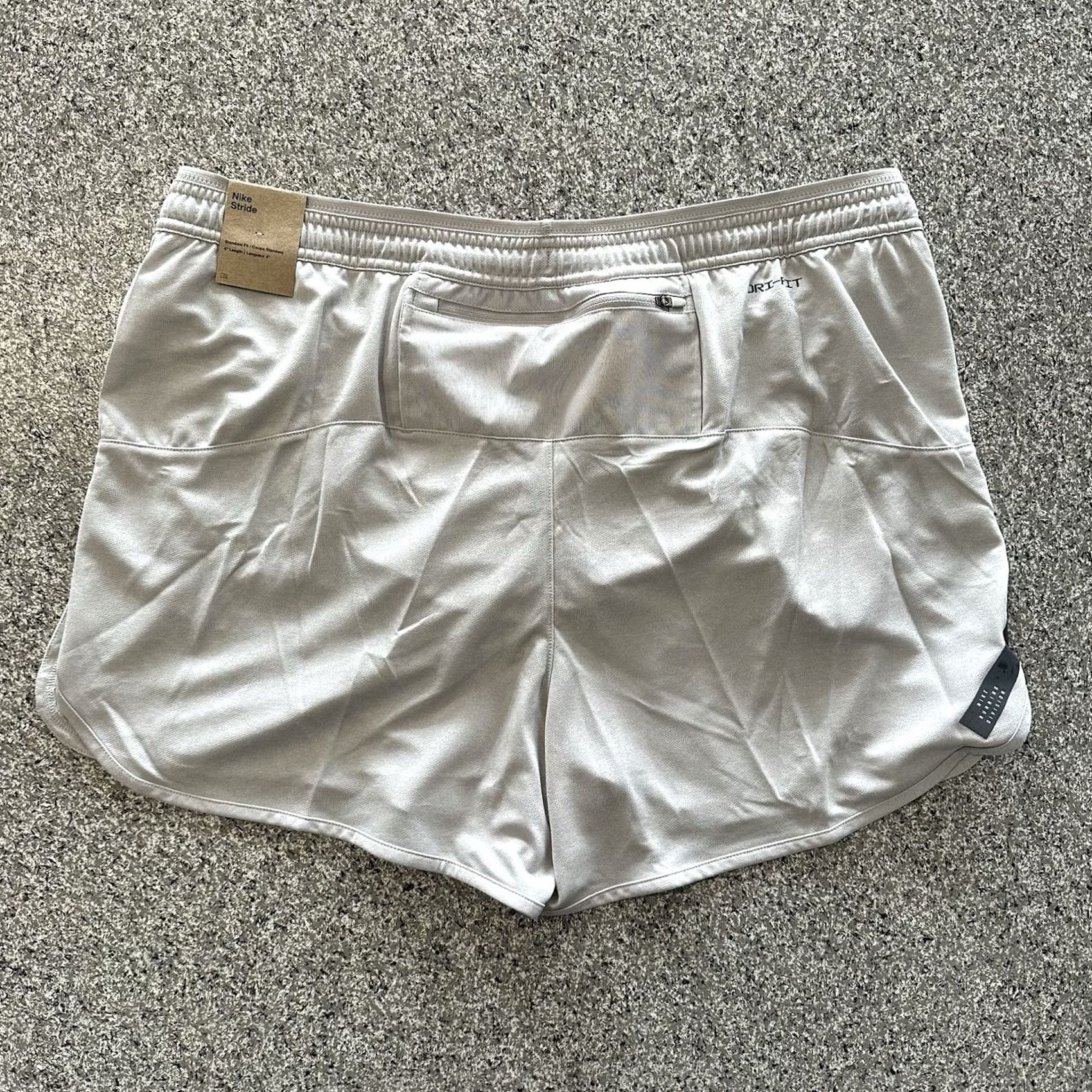 Nike Nike Stride Running Shorts Mens XL Dri-FIT 4" Grey Size US 36 / EU 52 - 3 Thumbnail
