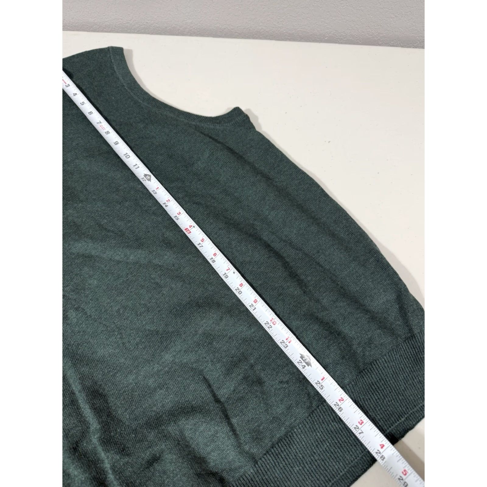 Roundtree & Yorke Roundtree & Yorke Mens L 1/4 Zip Vest Green Casual Golf Activewear Size US L / EU 52-54 / 3 - 2 Thumbnail