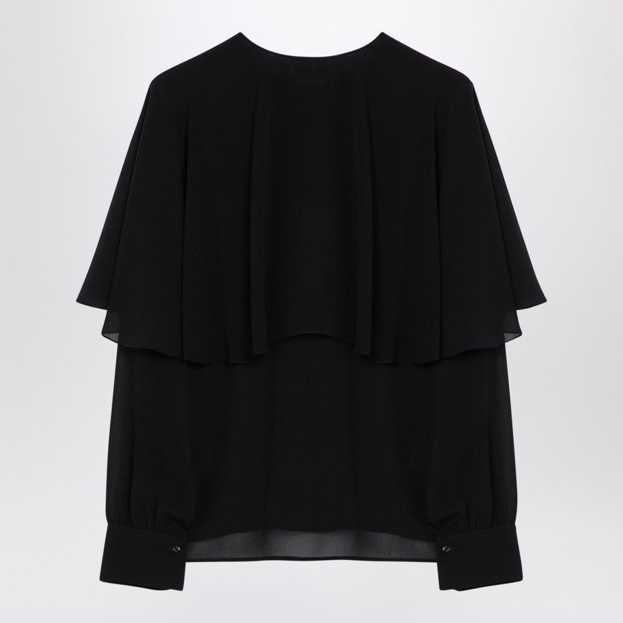 Chloe o1d2blof0824 Blouse in Black Size XS / US 0-2 / IT 36-38 - 2 Thumbnail