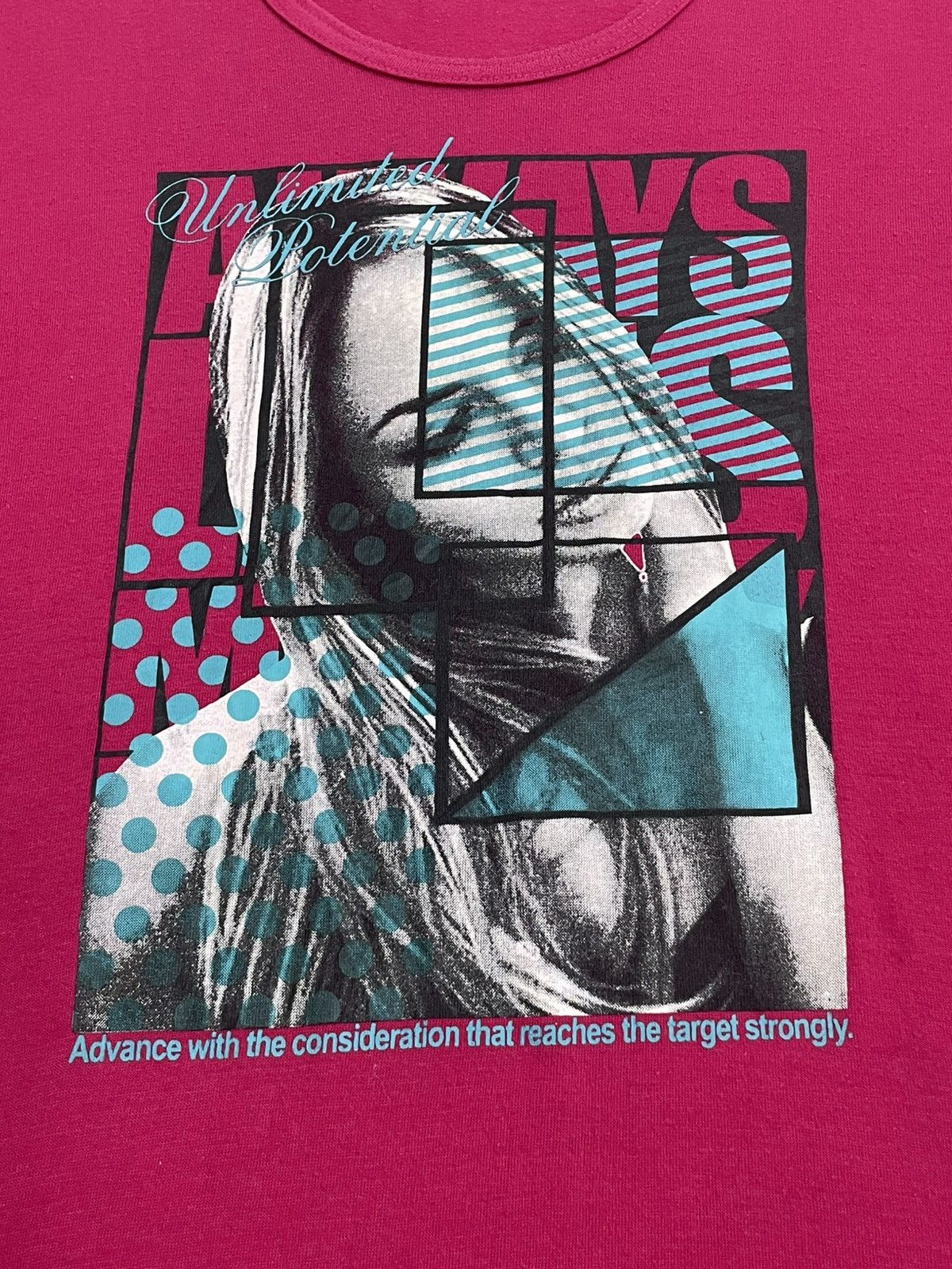 Hysteric Glamour Metal System Unlimited Potential Y2K Girl Potrait Size US M / EU 48-50 / 2 - 7 Thumbnail