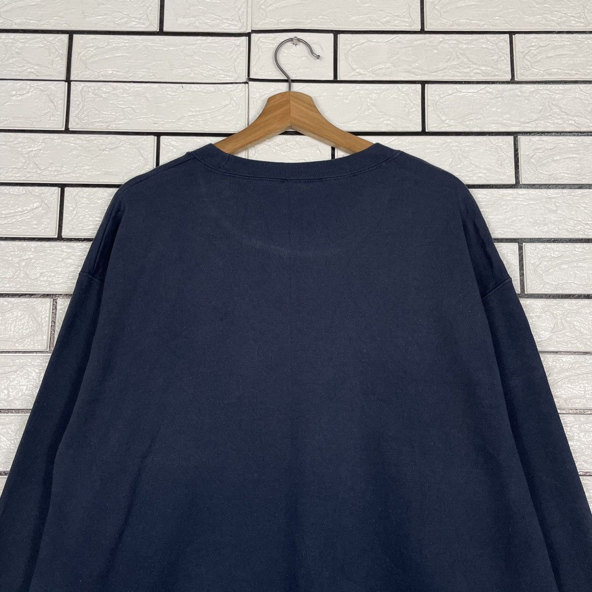 Japanese Brand Champion Plain Crewneck Blue Sweatshirt Size US XL / EU 56 / 4 - 8 Thumbnail