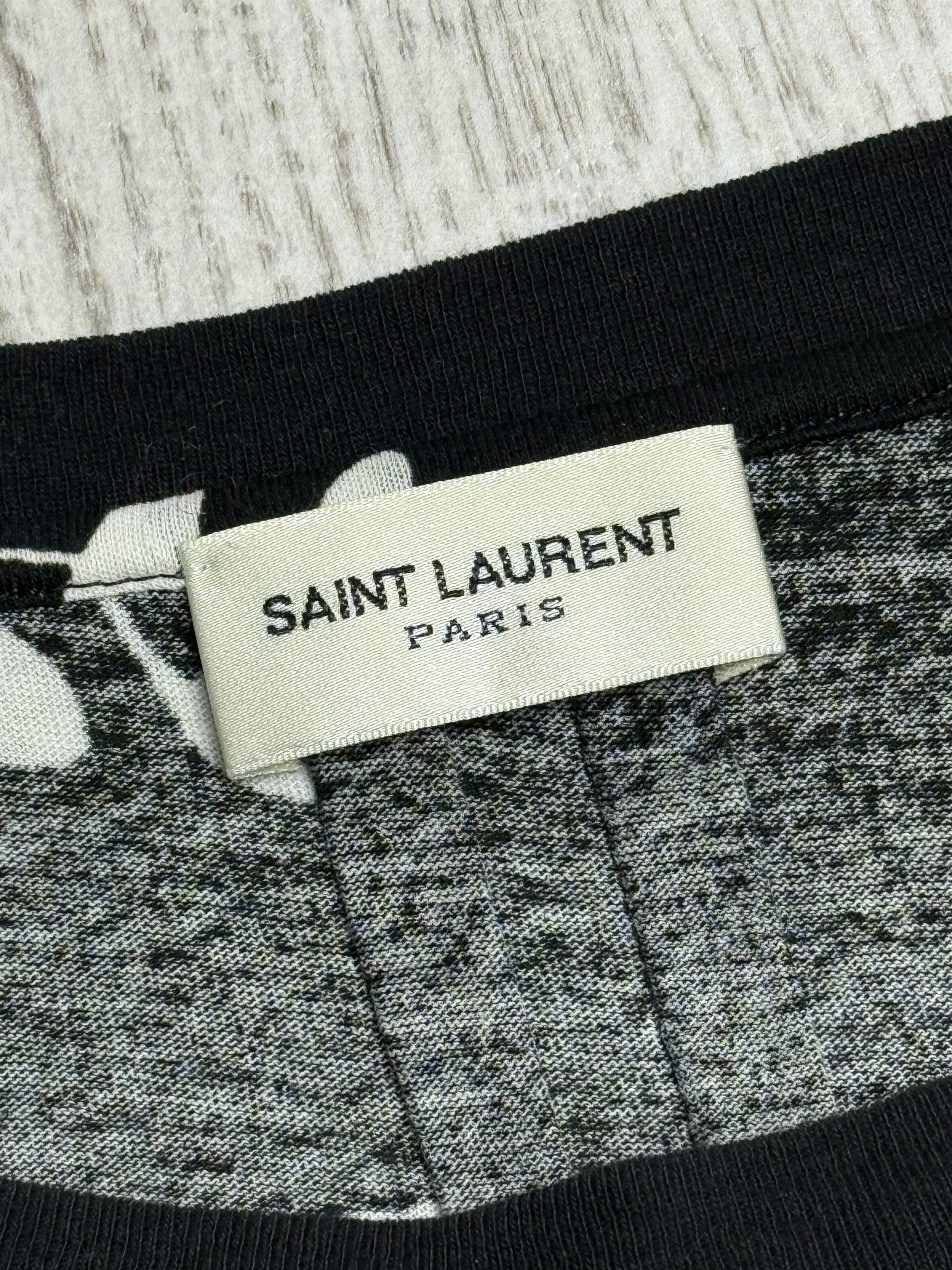 Saint Laurent Paris Saint Laurent Hedi music note tee Size US L / EU 52-54 / 3 - 3 Thumbnail
