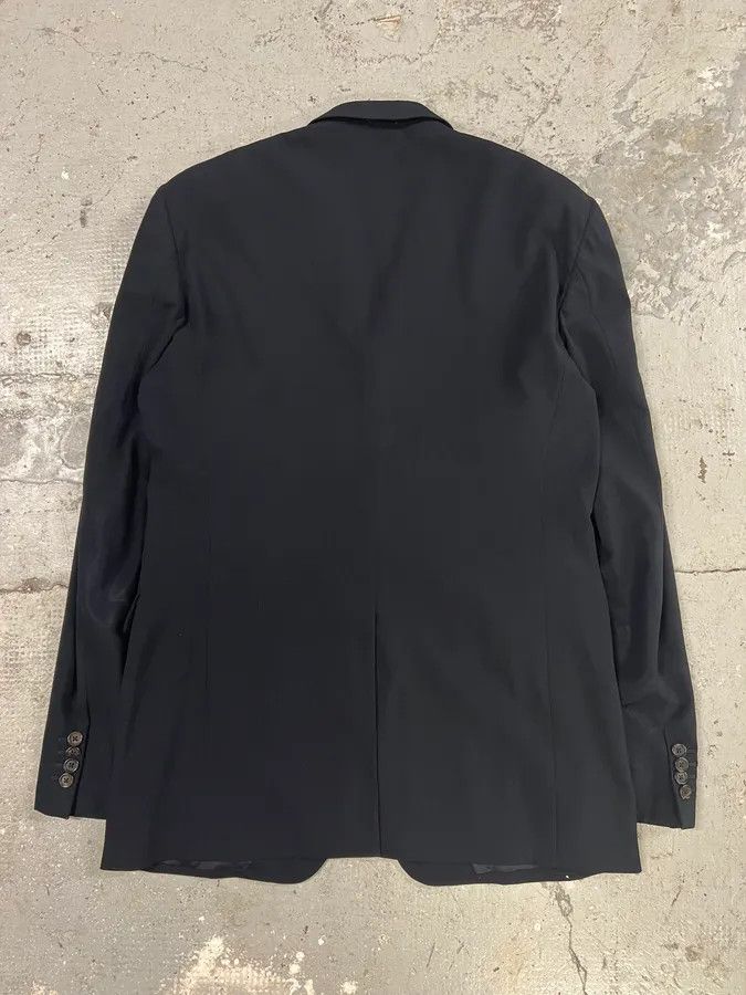 Prada × Vintage 2000s Prada Wool Navy Blazer Size US M / EU 48-50 / 2 - 3 Thumbnail