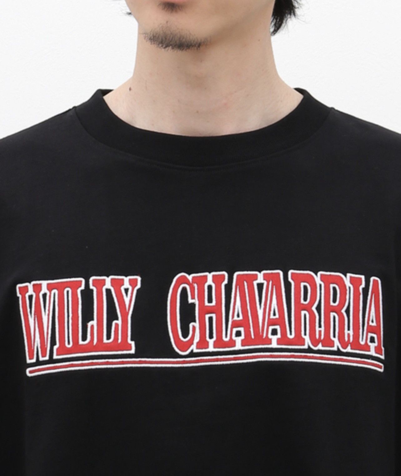 Willy Chavarria WILLY CHAVARRIA Oversized Logo T-Shirt Black M Rare Size US M / EU 48-50 / 2 - 5 Thumbnail