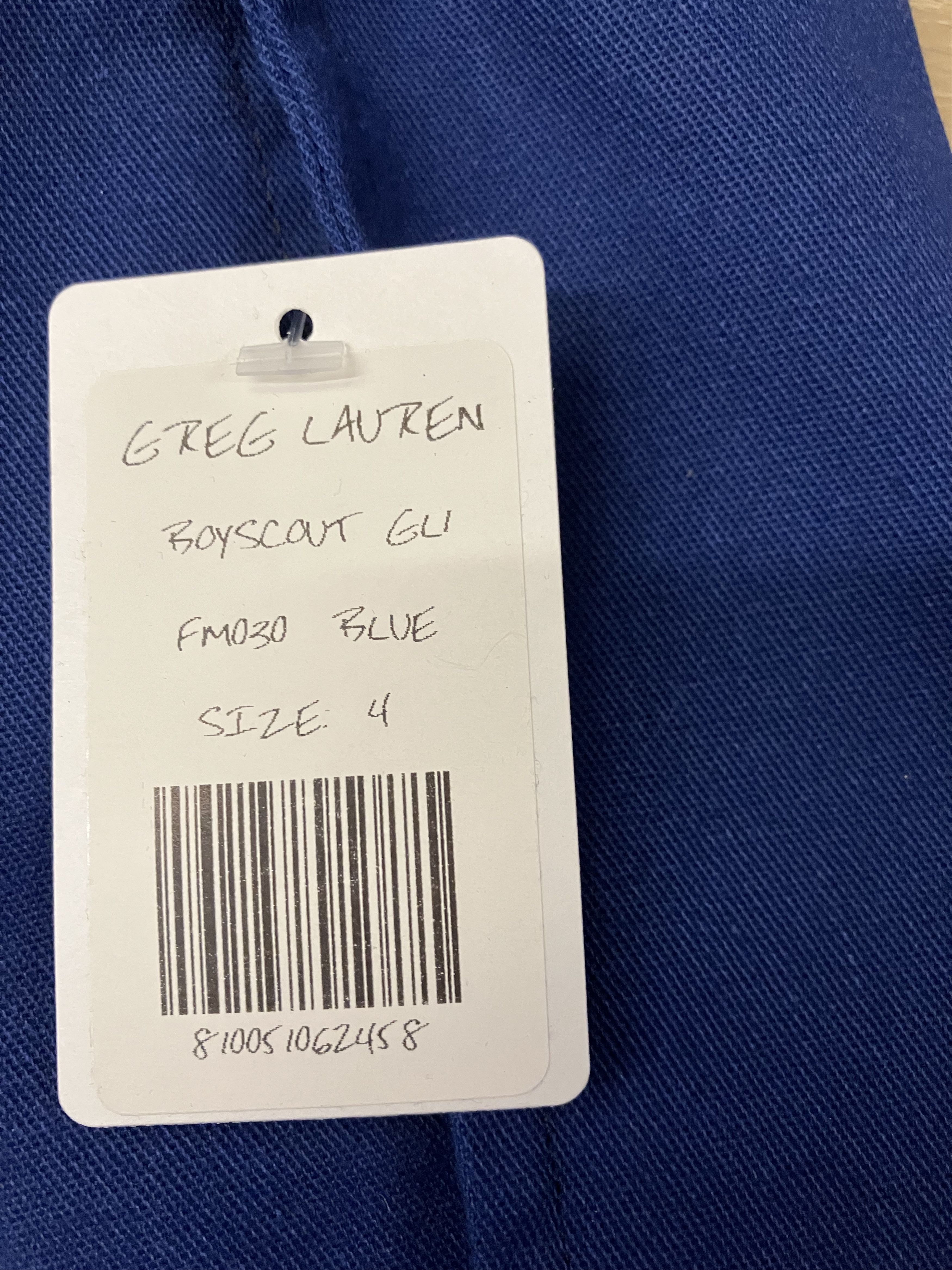 Greg Lauren $2817 NWT Greg Lauren Blue Boyscout GL1 Jacket Size US XL / EU 56 / 4 - 8 Thumbnail