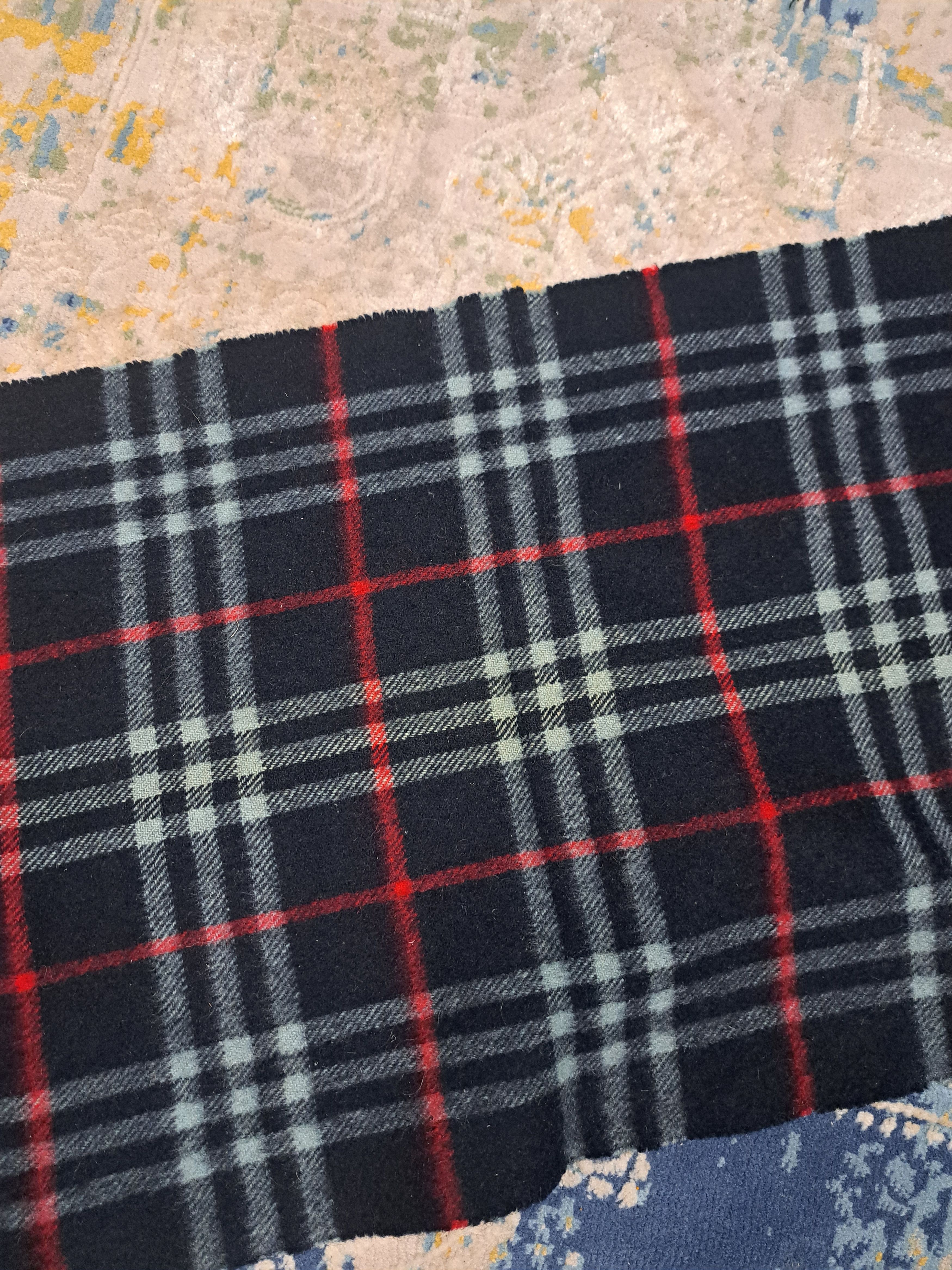 Burberry 100% Cashmere VTG 90s Burberrys Nova Check Checkered Scarf Size ONE SIZE - 4 Thumbnail
