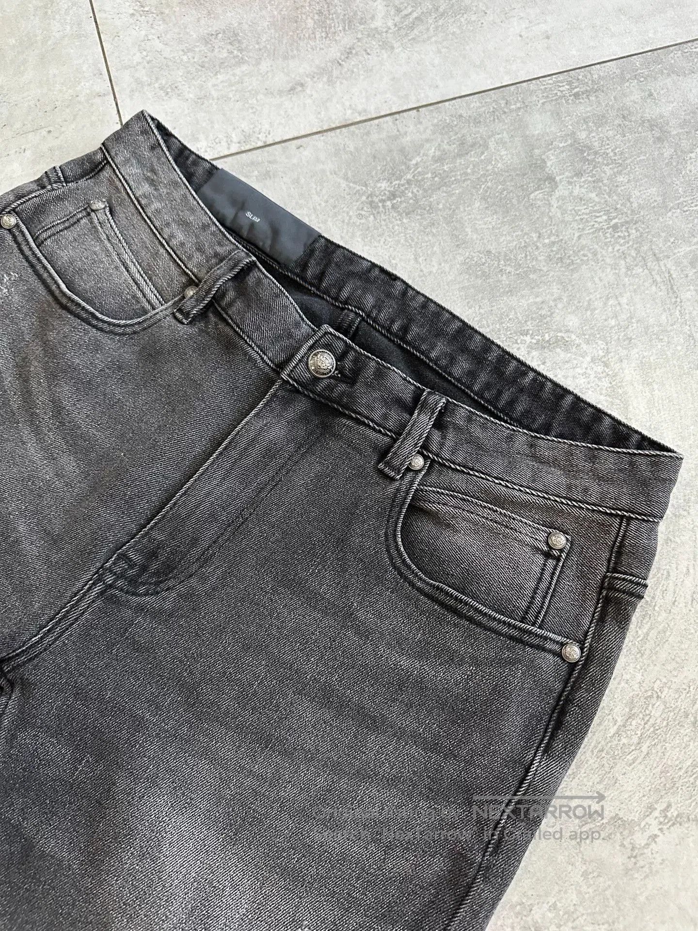 Balmain Balmain Men's Classic Gray Jeans. Size US 34 / EU 50 - 8 Thumbnail