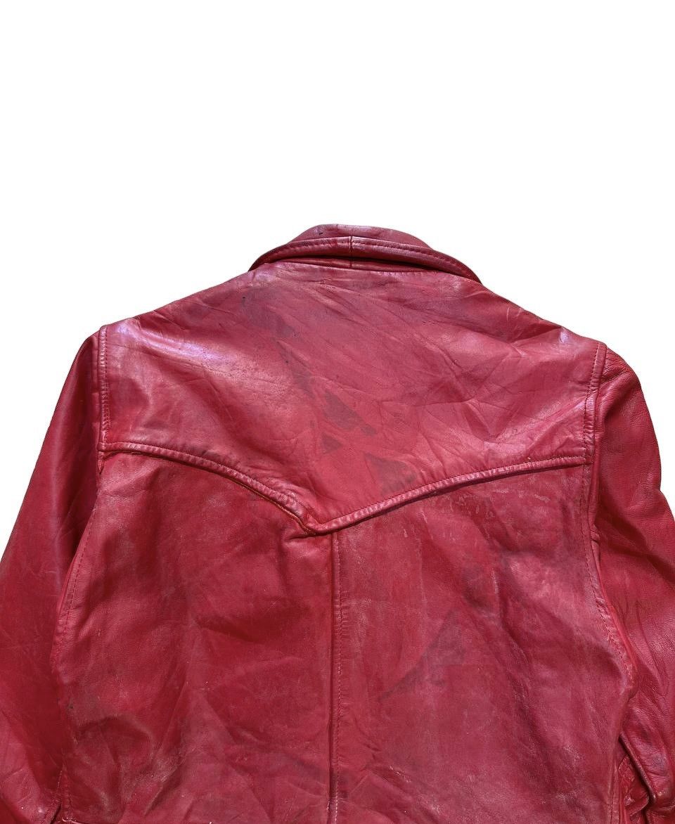 Branded Leather Vtg Branded Garments Double Collar Leather Jacket Size US S / EU 44-46 / 1 - 11 Thumbnail