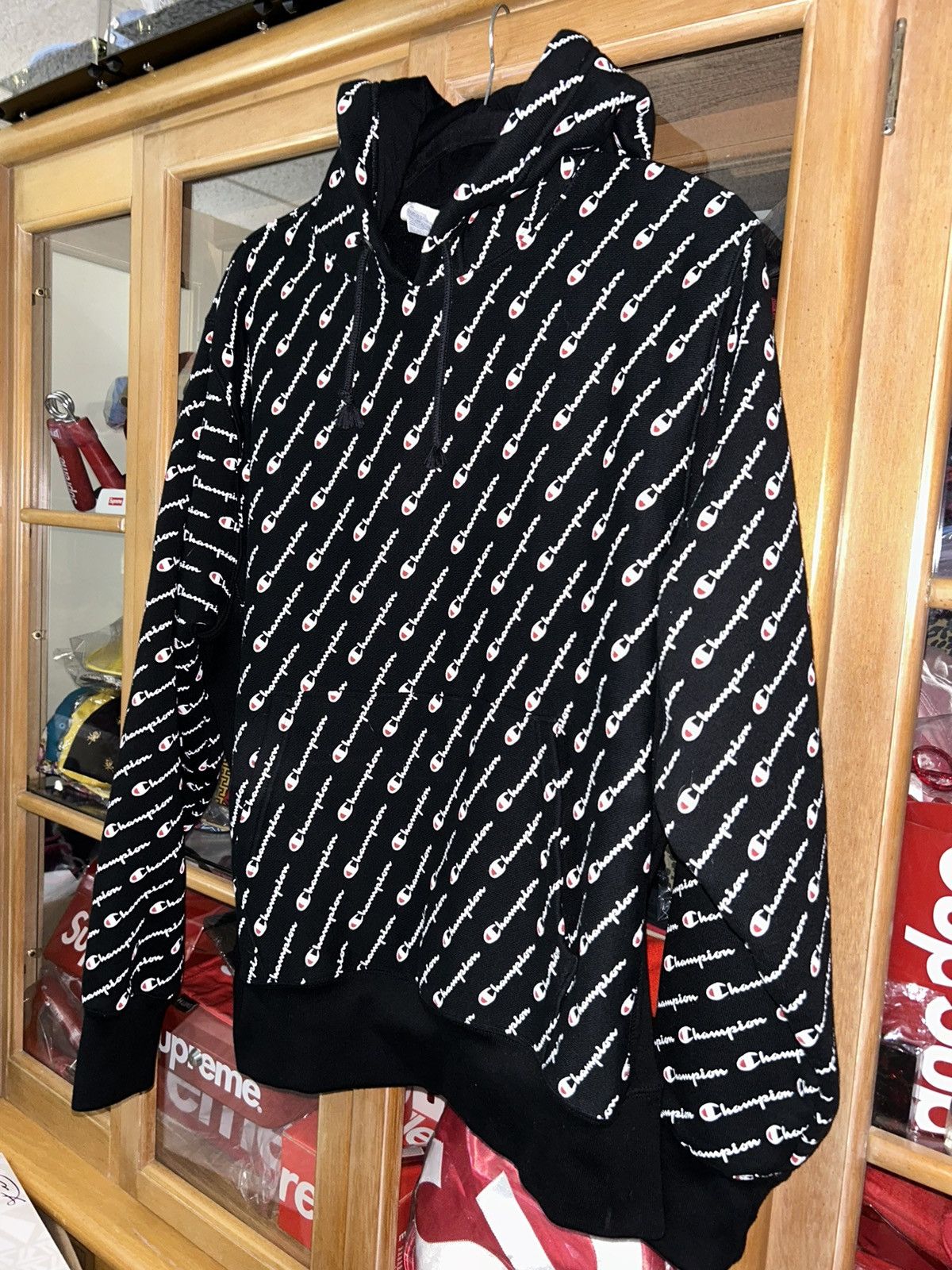 Champion Champion Reverse Weave All-Over Print Pullover Vintage Size US L / EU 52-54 / 3 - 2 Thumbnail