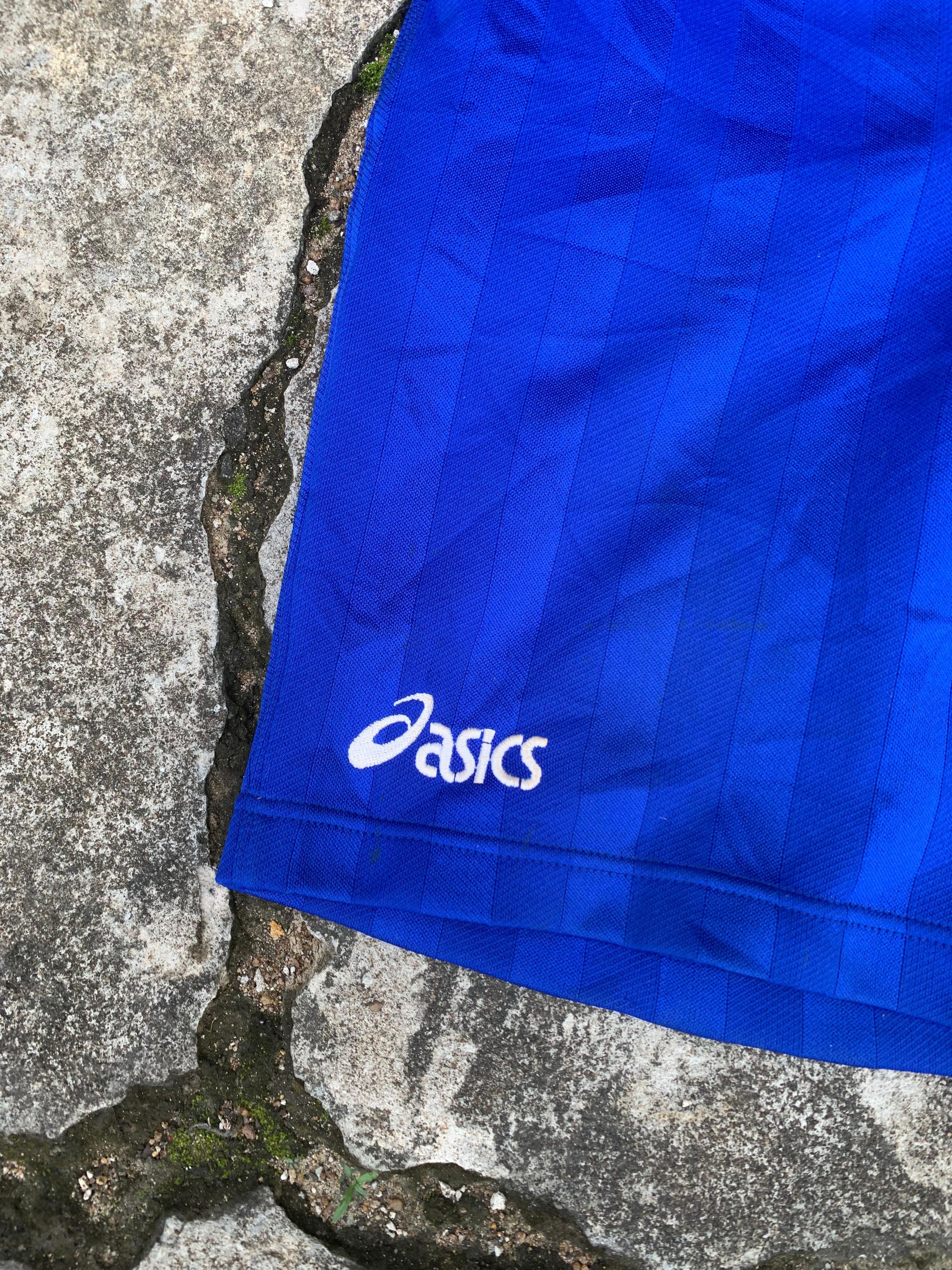Asics Vtg asics Japan JFA WC 90s football soccer shorts Size US 36 / EU 52 - 4 Thumbnail