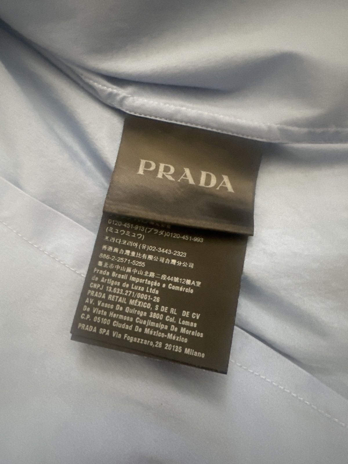 Prada Prada Triangle Logo Shirt Size US S / EU 44-46 / 1 - 11 Thumbnail