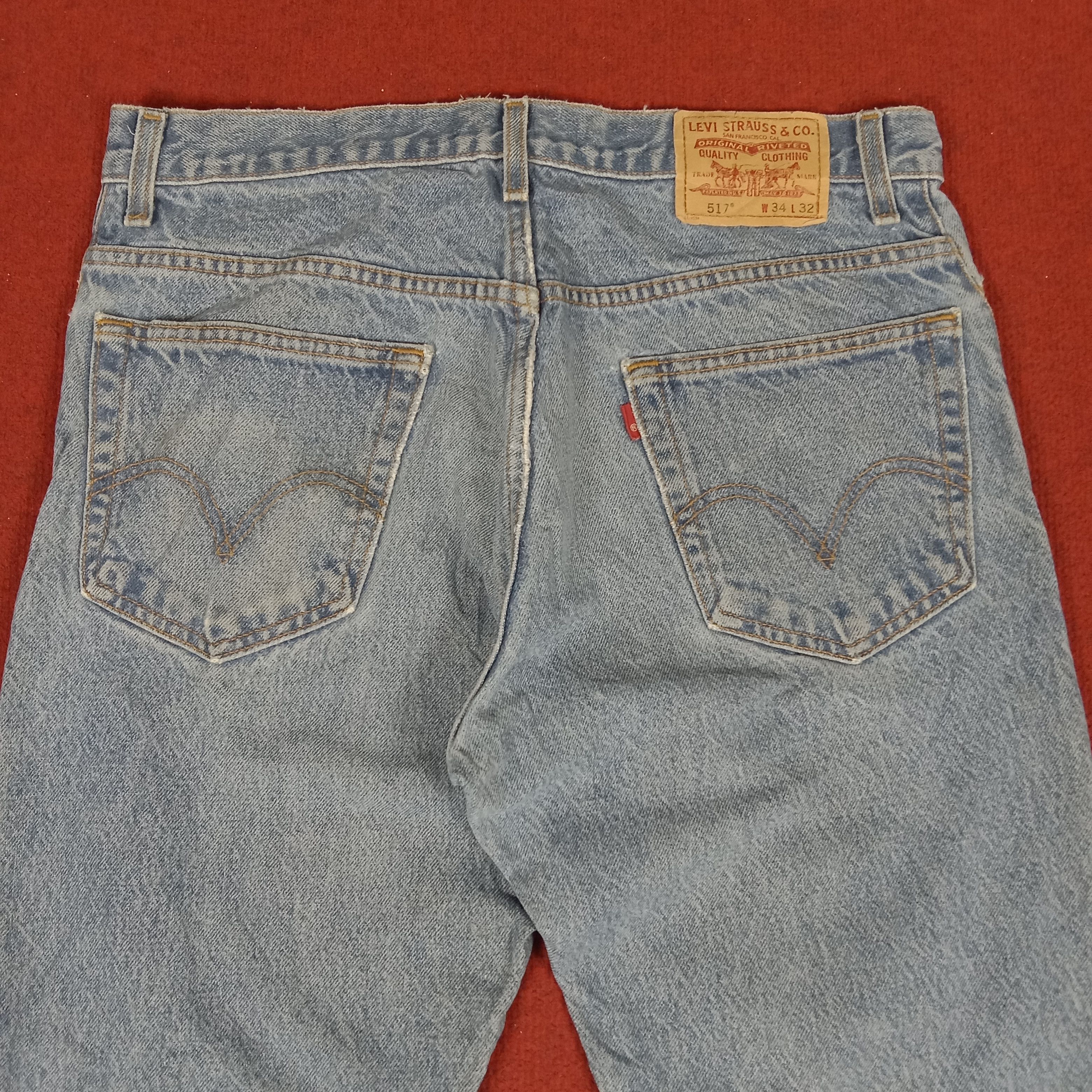 Levi's × Vintage Levis Daily Wear Rock Bootcut Style Distressed Jeans Size US 33 - 6 Thumbnail