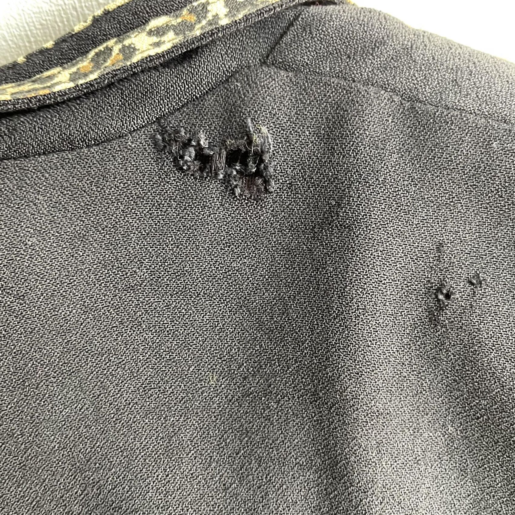 Vintage VINTAGE S.L. Fashions Dress Womens 12P Black Animal Print Button Front Maxi Shirt Size XL / US 12-14 / IT 48-50 - 5 Thumbnail